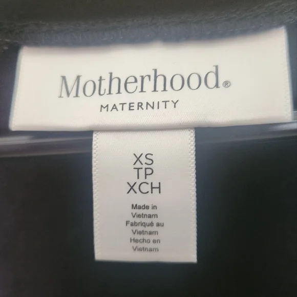 Motherhood Maternity Rouched Black Bodycon Dress Size XS - Picture 5 of 6